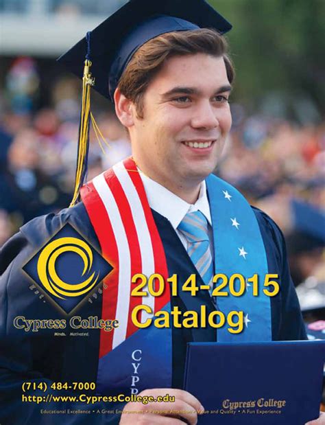 cypress college catalog|More.